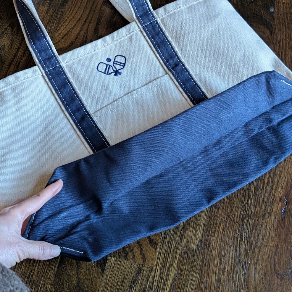 CB Station New without Tag Pickleball Canvas Tote Medium - Picture 4 of 11